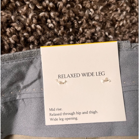 BANANA REPUBLIC SIGNATURE ITALIAN RUSTICO WIDE-LEG SUIT PANT - Picture 5 of 13